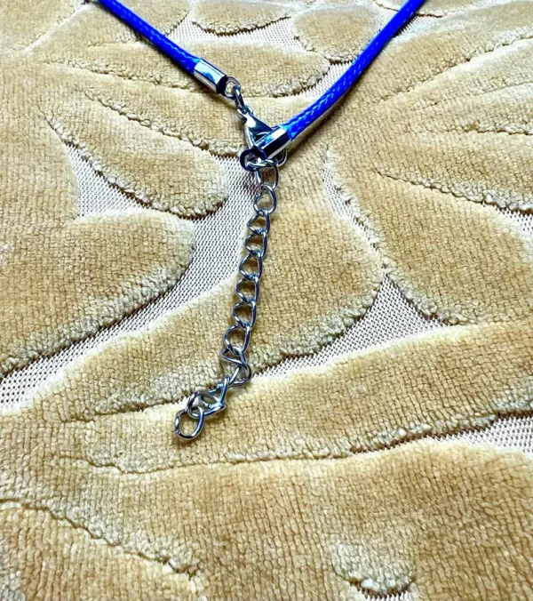 Sparkling blue oval necklace - Image 3